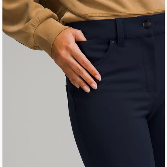 LULULEMON City Sleek Slim-Fit 5 Pocket High-Rise Pant SIZE 30 - Picture 3 of 6